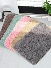  Bath Mat Super Absorbent Anti Silp Bathroom Soft Wool Carpets Rugs Entrance Door Mats Bedroom Toilet Floor Shower Rug 