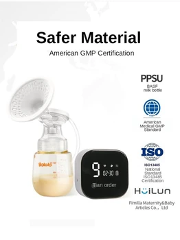 

Bololo Electric Breast Pump Painless Quiet Portable Powerful Nipple Suction with 2500mAH High-capacity Rechargeable Battery