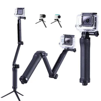 

3 Way Grip Waterproof Monopod Selfie Stick Tripod Stand for GoPro Max Hero 8 7 Session for Yi 4K Sjcam Eken for Go Pro Accessory