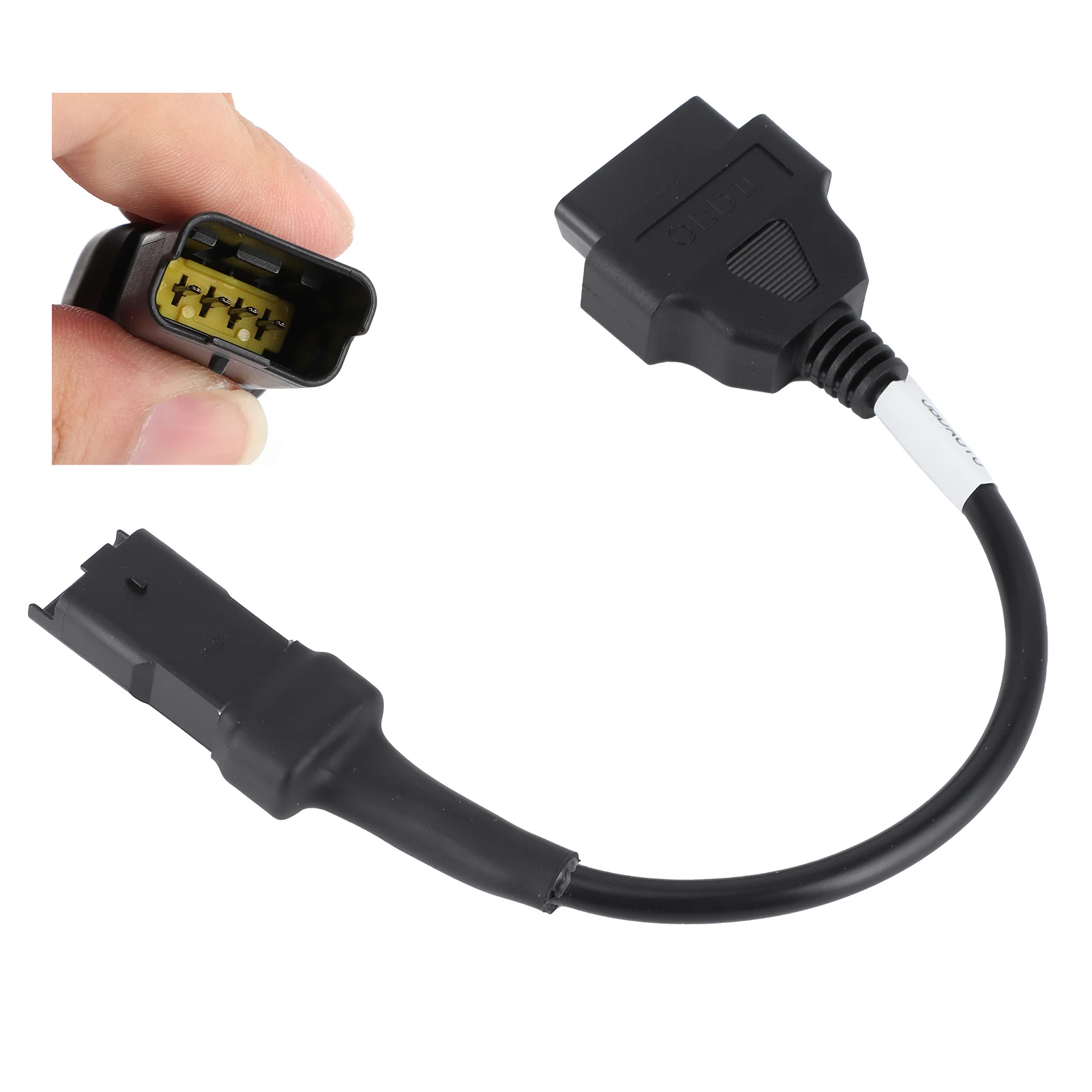 OBD2 Diagnostic Adapter 4 Pin Connector OBD II CAN BUS Fit For Multistrada 1200 2010‑2014 Ducati Monster 696 2009 |