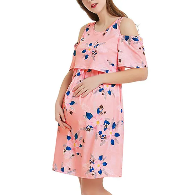 Summer-Women-Maternity-Summer-Short-Sleeve-Floral-Print-Nursing-Breastfeeding-Dress-maternity-dresses-elegant-L1226.jpg