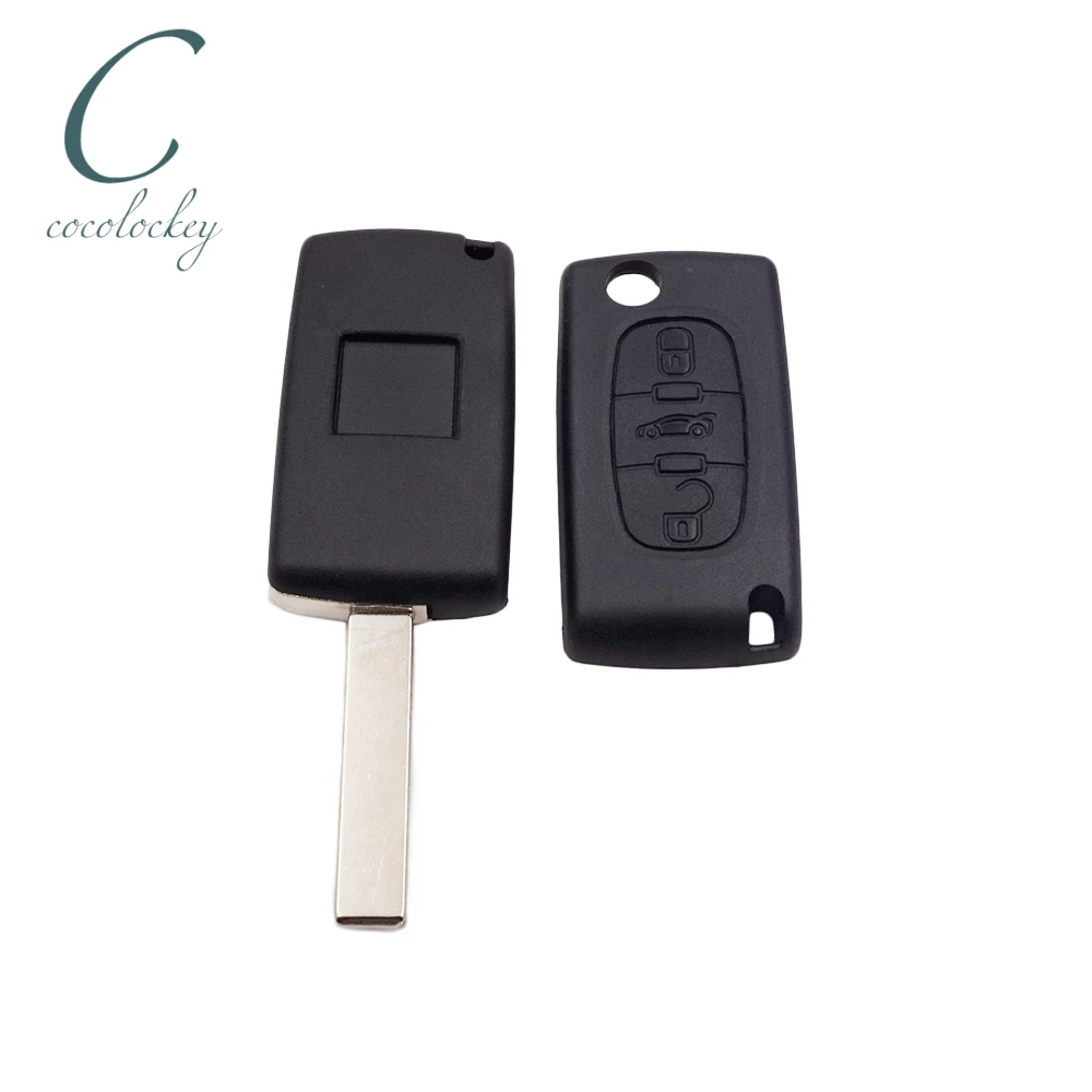 Cocolockey Сменный Чехол для Citoren Peugeot Fiat Scudo VAN 3 кнопки FOB дистанционный чехол ключей