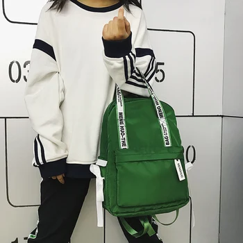 

Small Backpack Shoulder-Bag Multi-Function Teenage-Grils Female Women Summer for Leisure