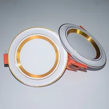 Напрямую от производителя Светодиодный светильник для внутреннего освещения с отверстием Встраиваемая лампа 5 Вт Трехцветная лампа для улучшения дома