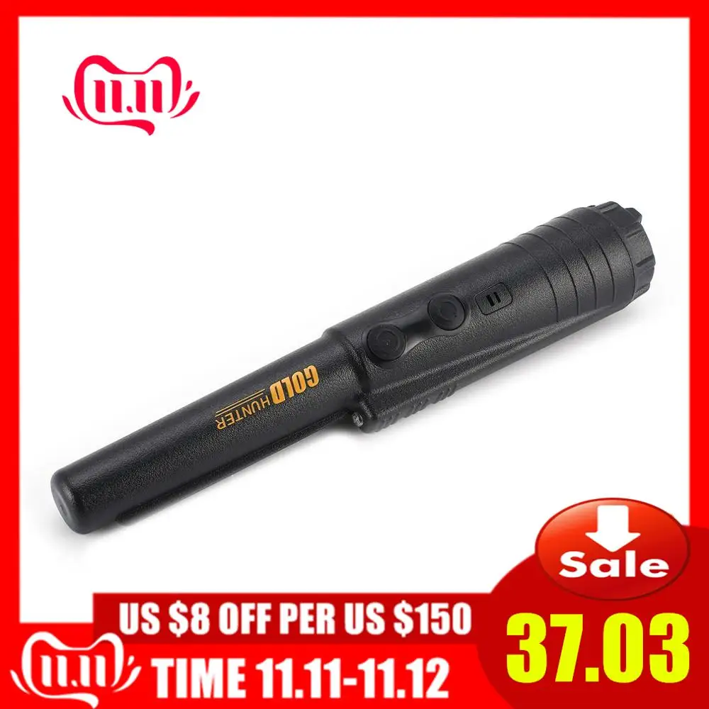 

Gold Hunter Professional Pinpointer Metal Detector Finder Underground Scanner Smart Sensor Sound Vibrate Alarm Hunting
