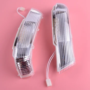 

DWCX 7L6949101 7L6949102 Car Rearview Mirror LED Turn Signal Indicator Light Lamp Fit For VW Touareg 2003 2004 2005 2006 2007