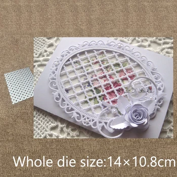 

New Design Craft Metal stencil mold Cutting Dies edgeless rid background scrapbook die cuts Album Paper Card Craft Embossing