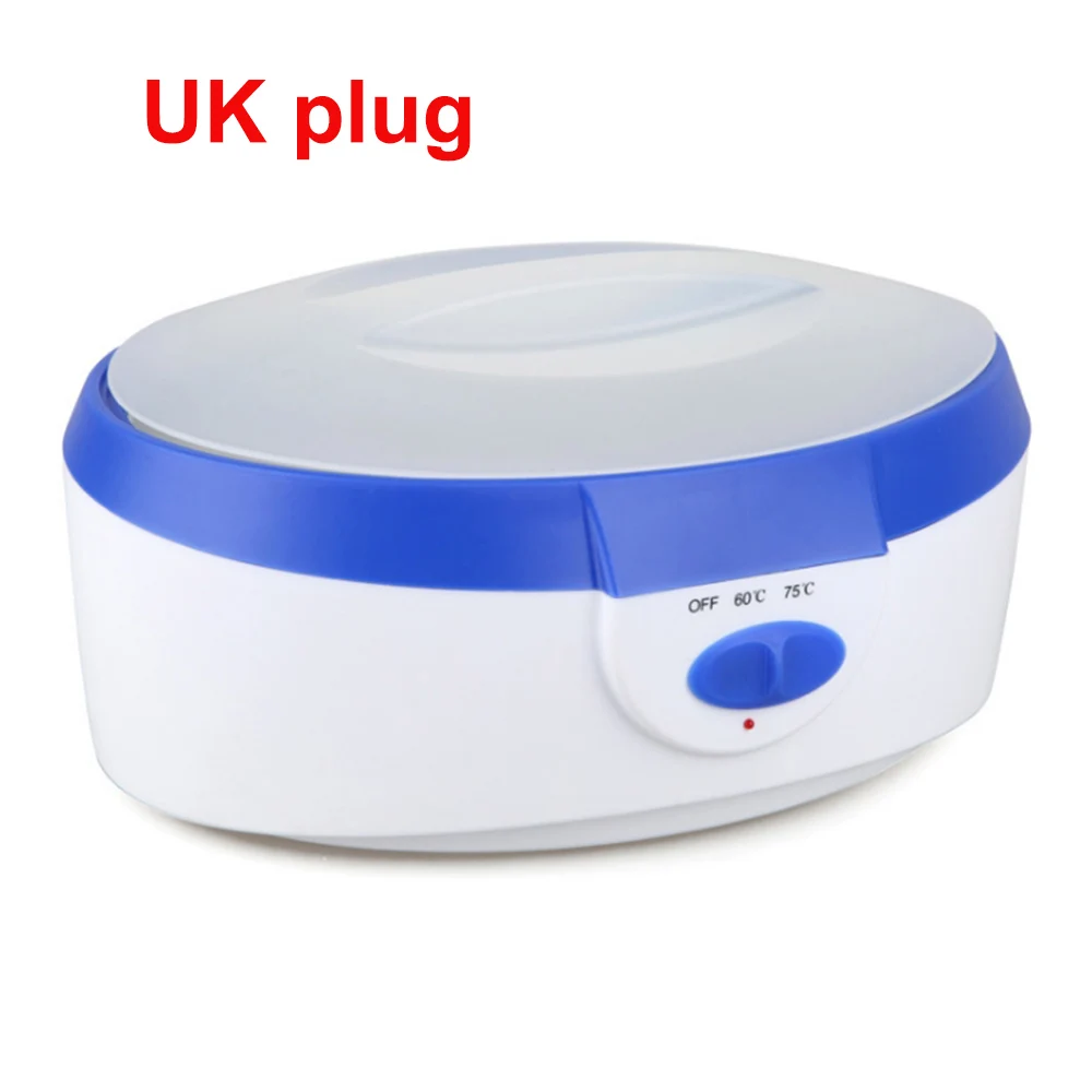 UK-blue Парафиновая восковая машина для рук и ног, парафиновая Ванна, быстрый нагрев, 2000 мл, парафиновая восковая грелка с парафиновым воском - Цвет: UK-blue