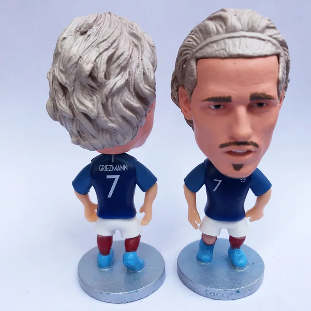 Cute Soccer Star Football Figure PVC Cake Decoration Doll 2020 Football Player Toys Fans Souvenir Birthday Gift Micro Landscape Griezmann-GJ