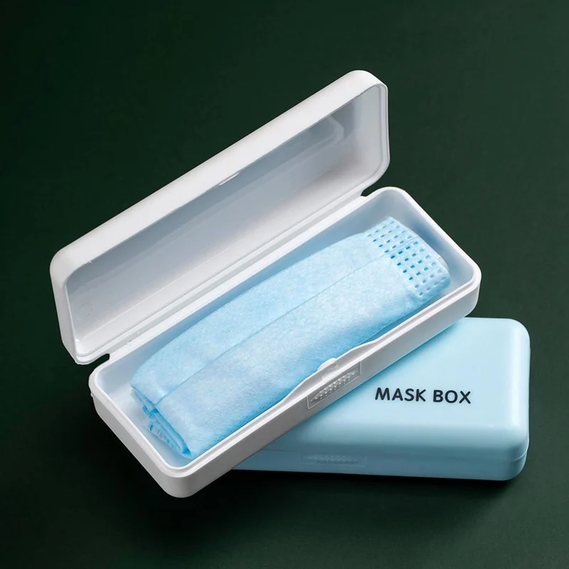 

Disposable Mask Storage Box PP Portable Waterproof HygienicMask Holder Organizer