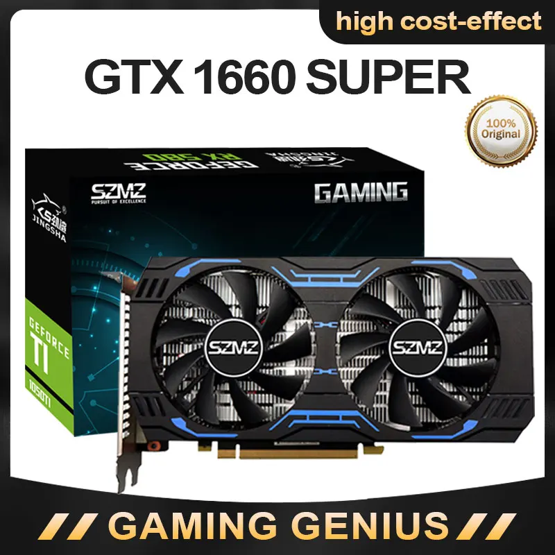 PROD 1005003225979917 New Original NVIDIA GeForce GTX 1660 SUPER Video
Card 6GB GDDR6 GPU 192Bit Game GPU Mining GPU 1660Ti 3070 3080 3090 3060
