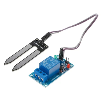 

DC 12V Soil Moisture Sensor Automatic watering of the humidity starting Relay R9UB