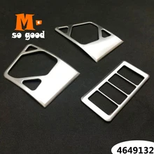 ABS Chrome For Nissan X-trail T31 Rogue 2008-13 Dashboard Air Condition Vent Outlet Cover Fog Lamp Control Switch Accessories