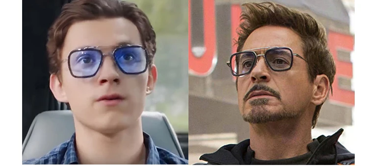 IVSTA Tony Stark солнцезащитные очки стимпанк очки Железный человек 3 панк стиль полета Роскошные брендовые дизайнерские очки модные Мстители близорукость