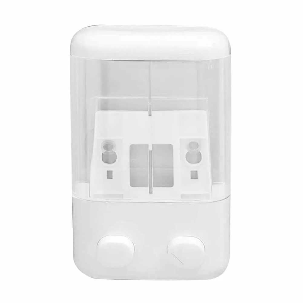 

White Transparent Sanitizer Hand Soap Dispenser Soap Wall Mount 500ml Single , 1000ml Double
