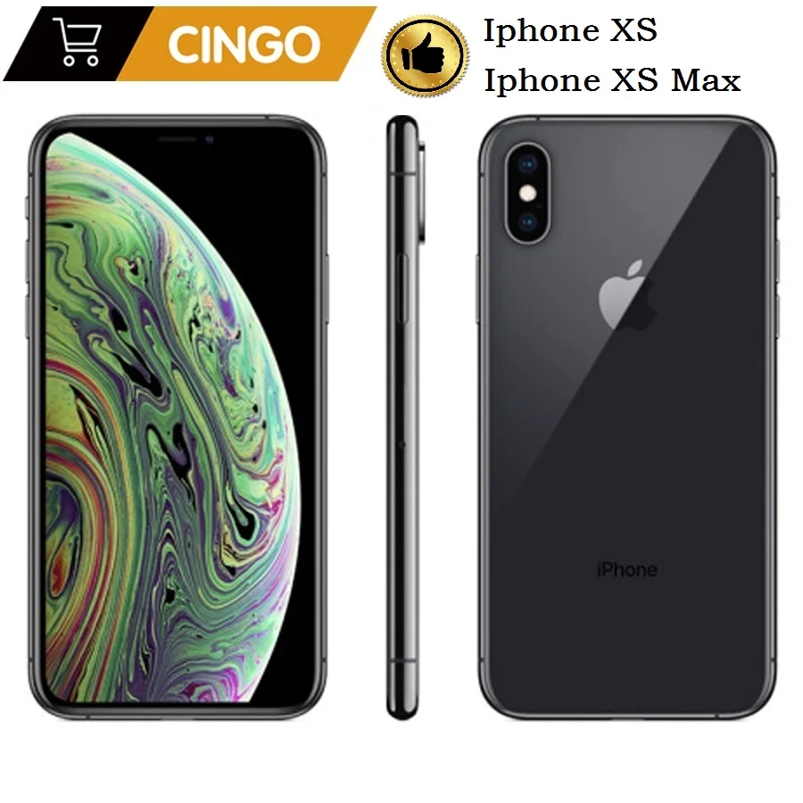 Original Unlocked Apple iphone XS iphone XS MAX 4G LTE 4G RAM 64gb/256gb ROM A12 Bionic Chip IOS12 IPHONE XS 2658mAh|Cellphones| - AliExpress
