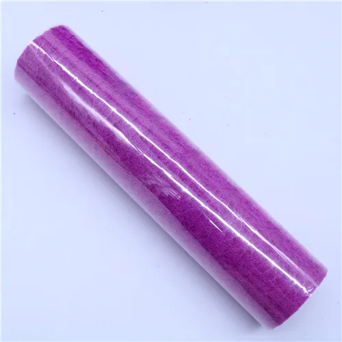 30 см X 10 ярдов тюль рулон органзы прозрачная марлевая основа для настольного бегуна и домашнего сада Свадебные украшения - Цвет: Purple