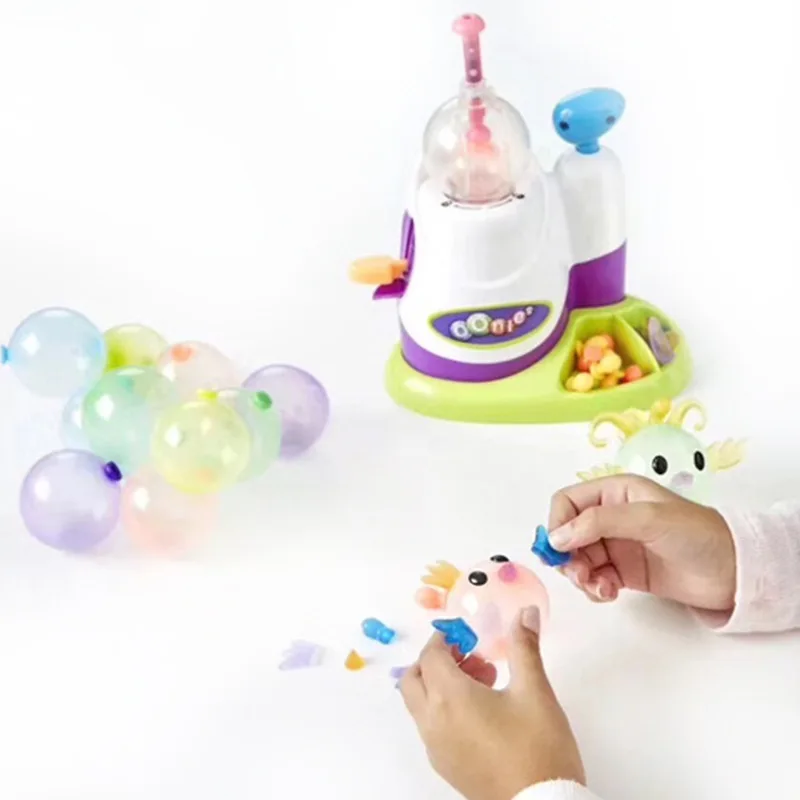 

Strange New Tabletop Game Fun Bubble Machine Educational DIY Creative Balloon Bubble Machine Party Interactive Toy