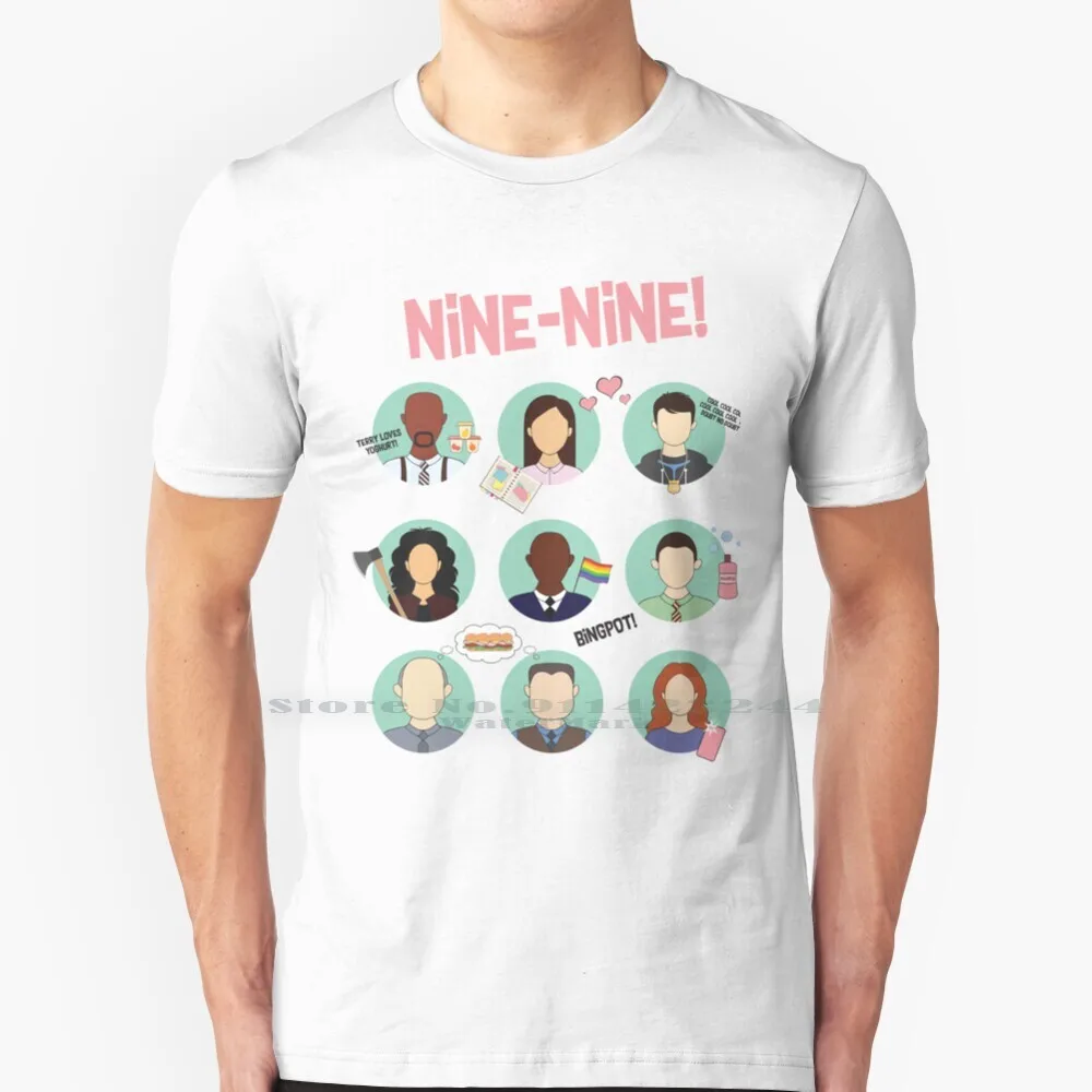 Brooklyn Nine-Nine Squad T Shirt Cotton 6Xl Brooklyn Nine Nine B99 Terry Amy Santiago Jack Peralta Rosa Dilique Raymond Ray