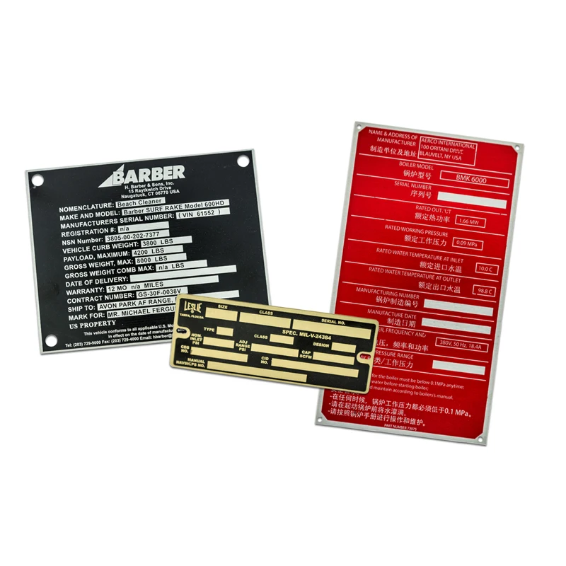 Изготовленная на заказ промышленная табличка дизайн любого материала размер