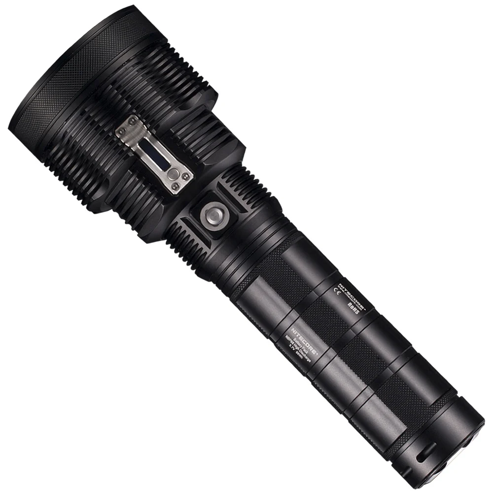 NITECORE TM38 rechargeable flashlight CREE XHP35 HI D4 max 1800 lumen searchlight beam 1400 meter torch + NBP68 HD Battery Pack | Лампы и