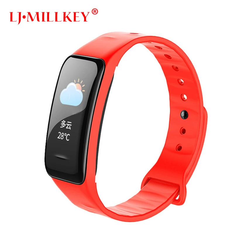 

Casual Fashion Smart Watch Color Screen Bracelet Smart FitnessTracker Heart Rate Blood Pressure Monitor Wristband Band