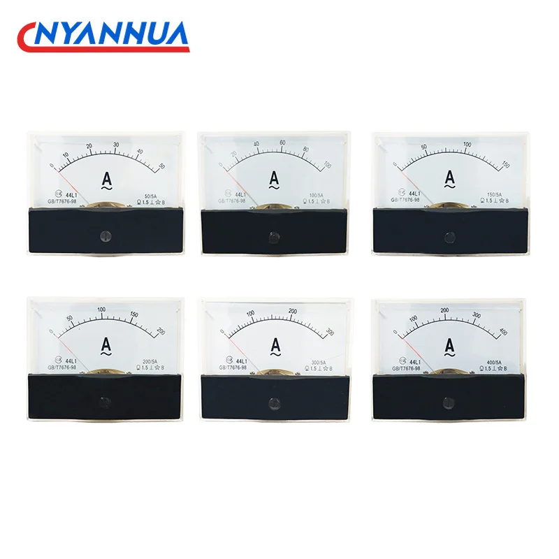 

Аналоговый амперметр переменного тока 44L1-A, измерительный прибор, указатель типа 100*80 мм 50/100/150/200A