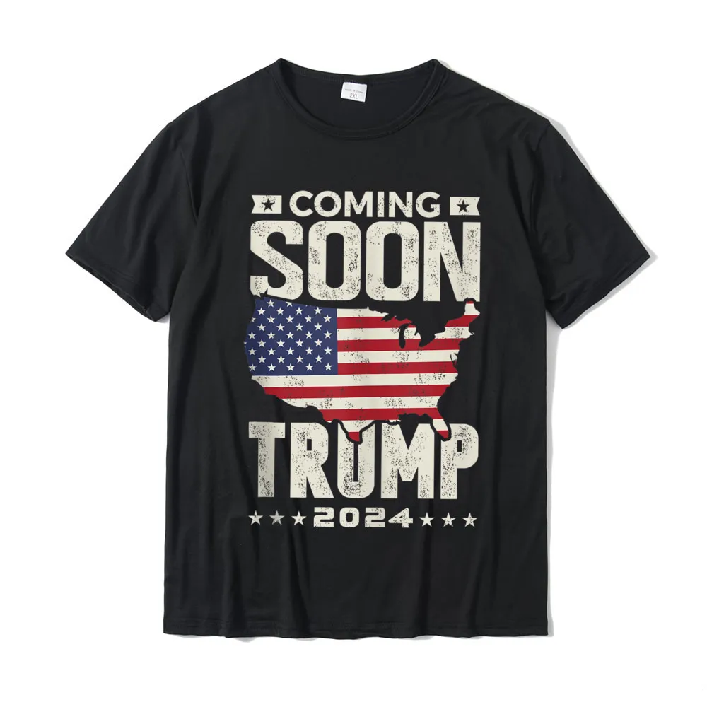 Fitness Tight 2021 Discount Design T Shirt Round Collar Summer 100% Cotton Short Sleeve T Shirts for Men Classic Top T-shirts Funny Coming soon Donald Trump 2024 political rally T Shirt Tank Top__21489 black