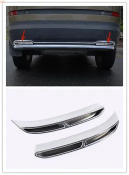 

For Skoda Kodiaq 2017 2018 2019 ABS Chrome Tail throat Decorative exhaust pipe Decorative protection car accessories