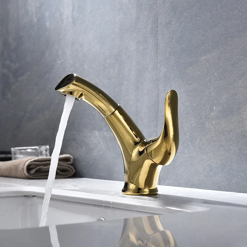Drawing Cold and Hot Water Drawing Handbasin Faucet European-style Chromium-plated Gold Black Table Lower Basin Faucet
Drawing Cold and Hot Water Drawing Handbasin Faucet European-style Chromium-plated Gold Black Table Lower Basin Faucet