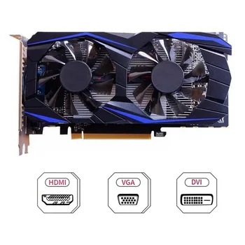 

VONETS Graphics Card GeForce GTX 960 4GB Independent Graphics Card with Dual Cooling Fan for PC Computer Gaming