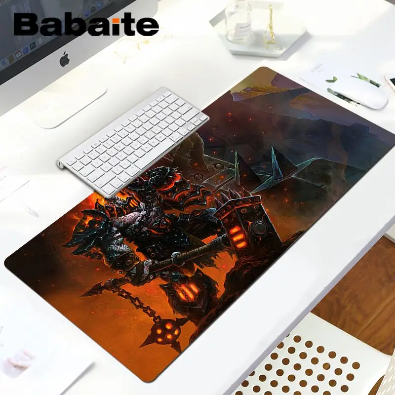 Игровой коврик для мыши World of Warcraft коврик для мыши большой Противоскользящий XL клавиатура большой Настольный коврик для мыши для геймеров ноутбук резиновый коврик для ноутбука