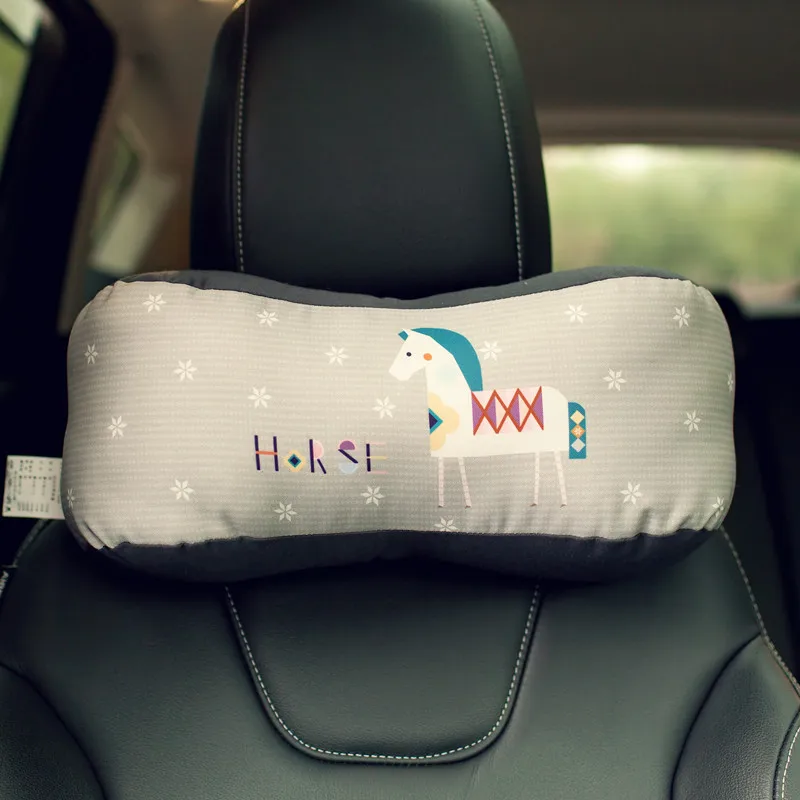 

Cartoon Cartoon Head Pillow for Korean Top-quality Vehicles Increased Thickening of Neck Pillow for Vehicles Car Pillow