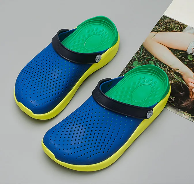 

2020 New men shoes comfortable men pool sandals summer outdoor beach shoes men slip on casual shoes fashion slippers unisex