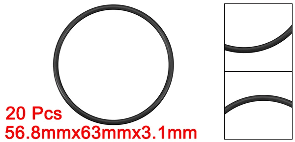 Уплотнительные кольца uxcell Nitrile Rubber 40-75 мм OD 3,1 мм ширина уплотнительные кольца уплотнительные прокладки для Overlapping образной накладки