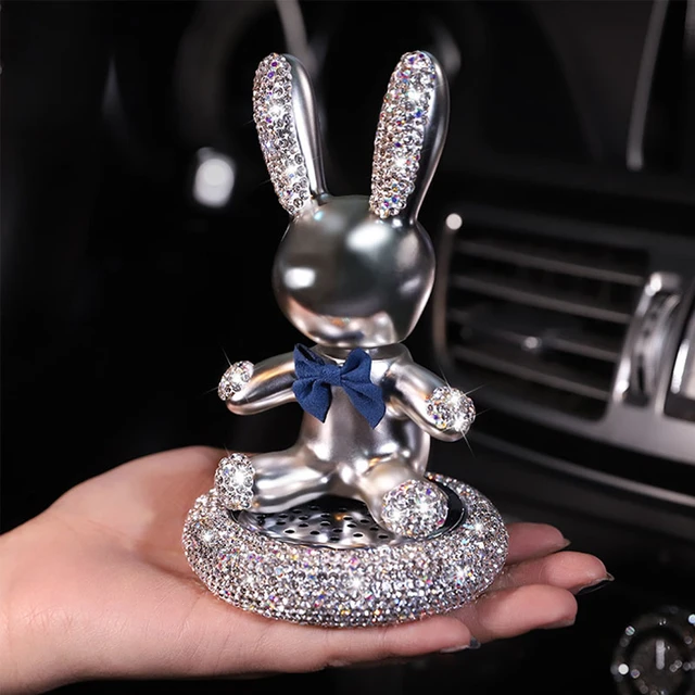 Crystal Elephant Car Parfum Mignon Accessoires de Voiture Décoration de Voiture  Intérieur Voiture Pendentif Voiture Accessoires pour Filles