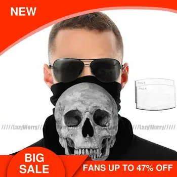

Realistic Skulls Mouth Face Mask Say Cheese Facial Mask Polyester Pretty with Filters Adult Mask