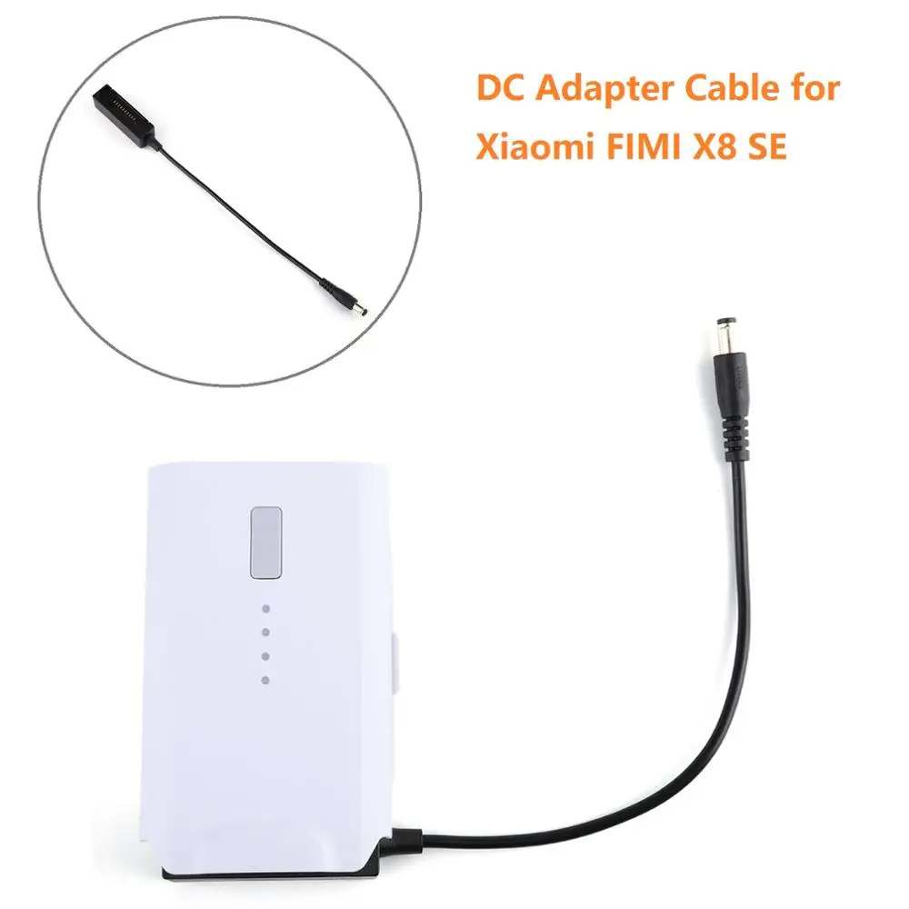 

FIMI X8 SE DC Adapter Charging Cable For Xiaomi FIMI X8 SE RC Drone Fast charging Cable Quadcopter Accessory