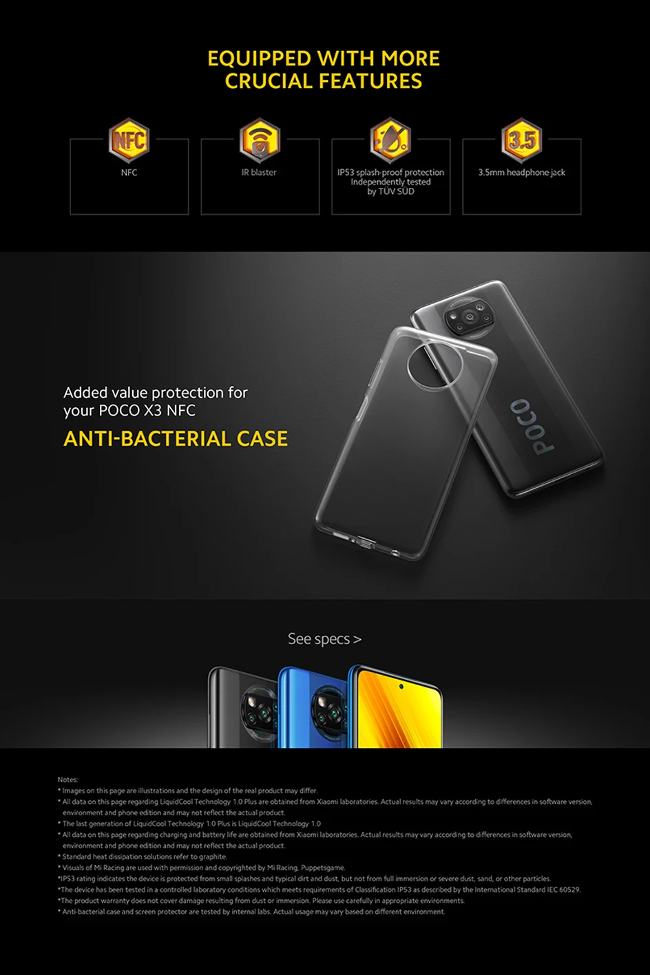 poco new model phone Xiaomi POCO X3 NFC Global Version Smartphone Android  64GB 128GB Snapdragon 732G 64MP Camera 5160mAh 6.67" 120Hz  33W Charge new poco phone