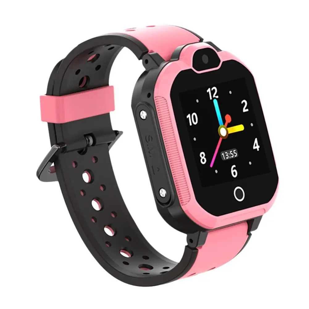 Kids Smart Watch 1.4 Inch Colored Touch Screen IP67 4G Waterproof Remote Camera Smart GPS WIFI Wristwatch For Kids Students