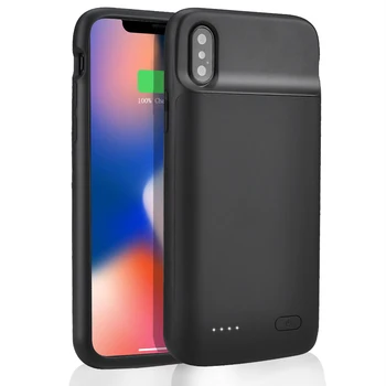 

Leioua 4100mah For iPhone X Xs Power Bank Battery Case Charging Battery Charger New Power Bank 5000mah for iphone 6 7 8 Plus