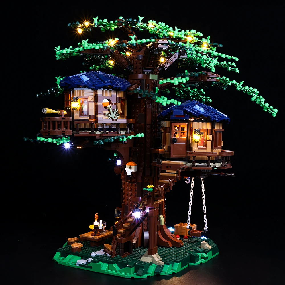 

Led Light Kit For Ideas Series 21318 Treehouse DIY Toys Set Not Included Building Blocks