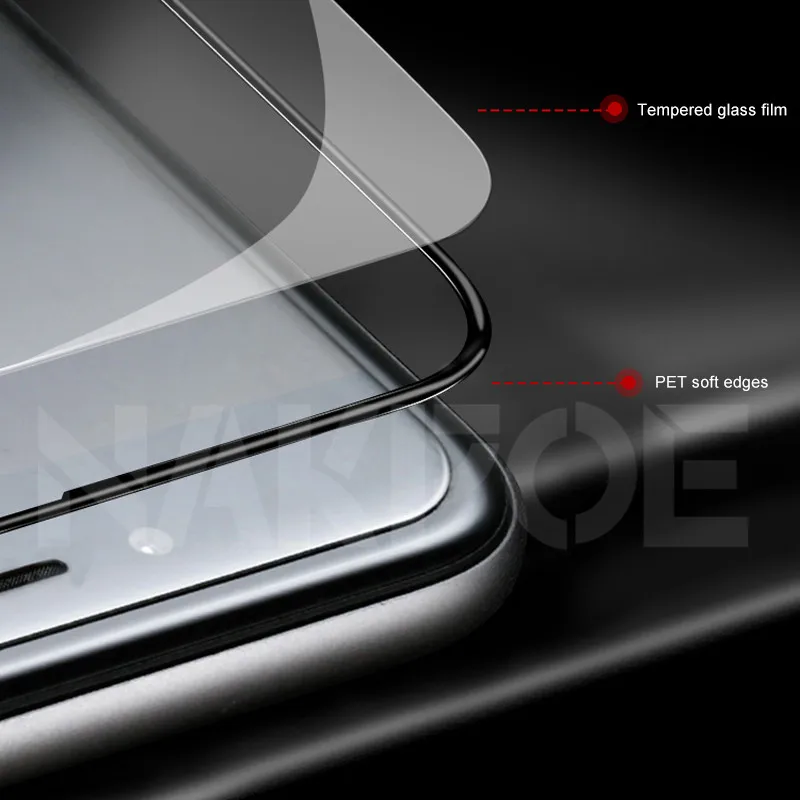 999D Tempered Glass on For iPhone 11 Pro X XR XS Max Screen Protector iPhone 8 7 6 6s Plus SE 2020 Safety Protective Glass Film