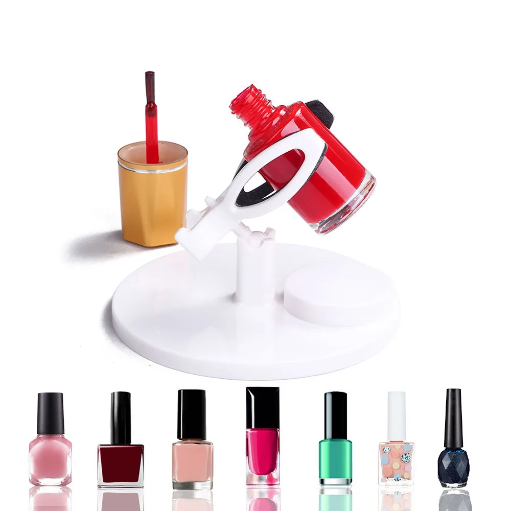 

Adjustable Nail Polish Gel Bottle Holder Hand Free Anti-Spill Nail Bottle Holders Nail Varnish Stand Dislay Black White Purple