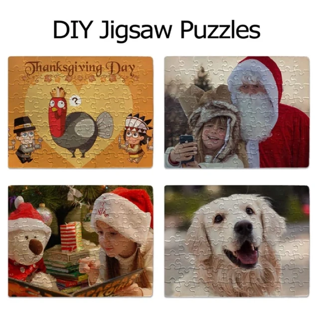 10 Packs Jigsaw Puzzles A4 A5 Sublimation Blanks Puzzles DIY Heat Transfer Craft 5