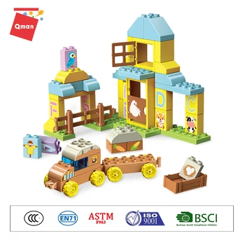 

Qman 5004 Construction Digital Basic Cognitive Child Educational Toys Large Particles Blocks Early Childhood Cognitive Model