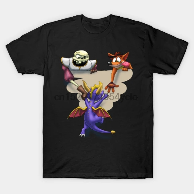 Мужская футболка The Original Trio .. Spyro аварии Medievil Для женщин | одежда