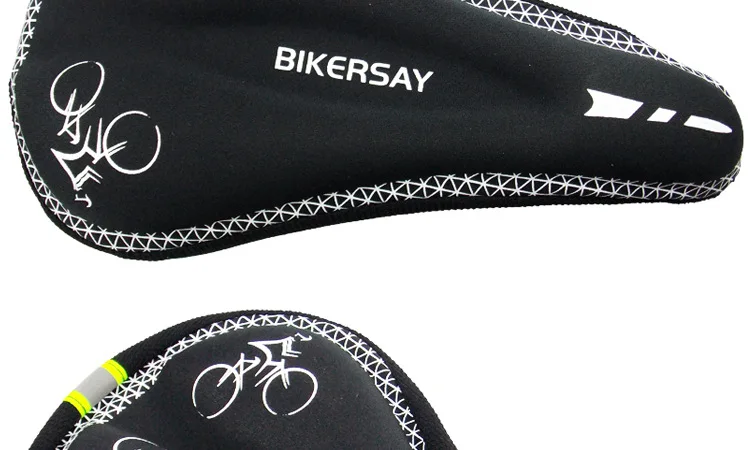 Bikersay Чехол на подушку для велосипеда, подушка на сиденье для горного велосипеда, силикагель, толстый мягкий чехол на сиденье для дорожного велосипеда, аксессуары