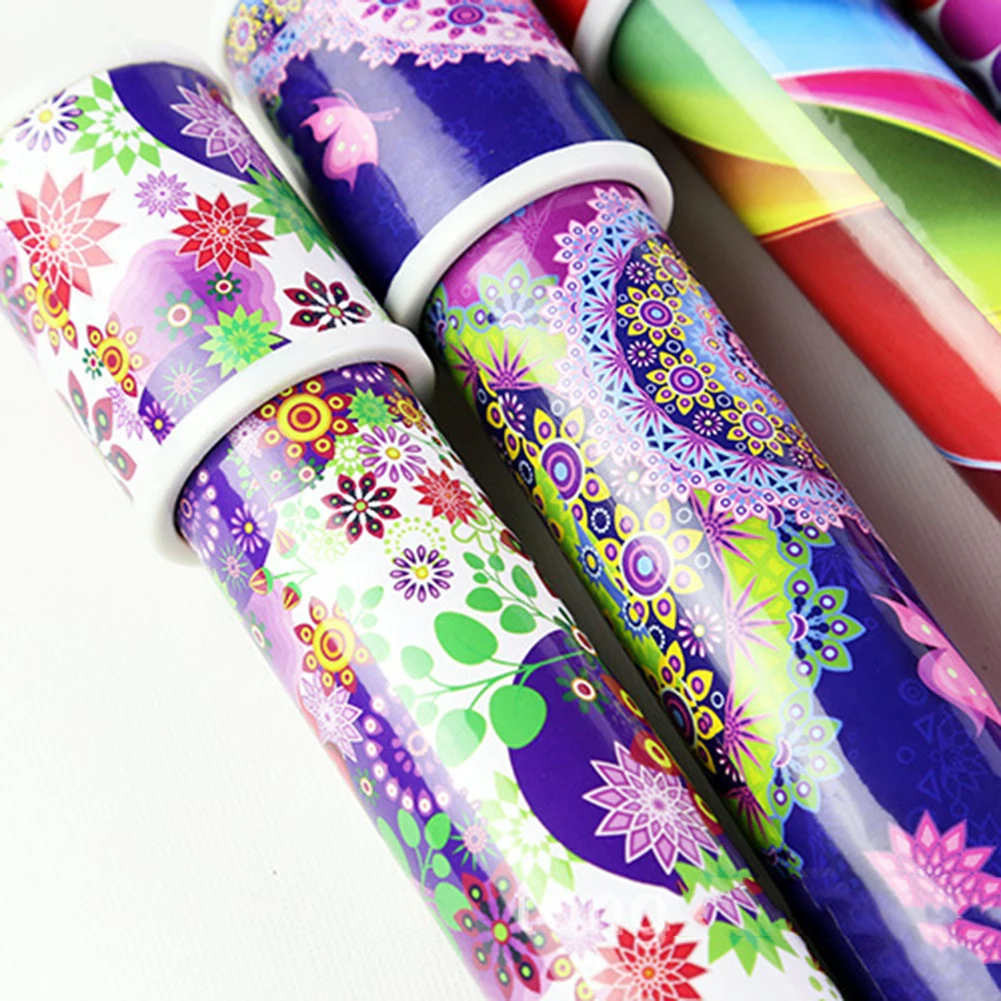 1Pc Classic Toys Kids Scalable Extended Rotating Kaleidoscopes Colored World Science Educational Toy Birthday Gifts