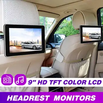 

9 Inch Car Headrest Display TFT LCD screen Car Player Headrest Monitor Support AV Support Backup Car camera Display Video 918AV